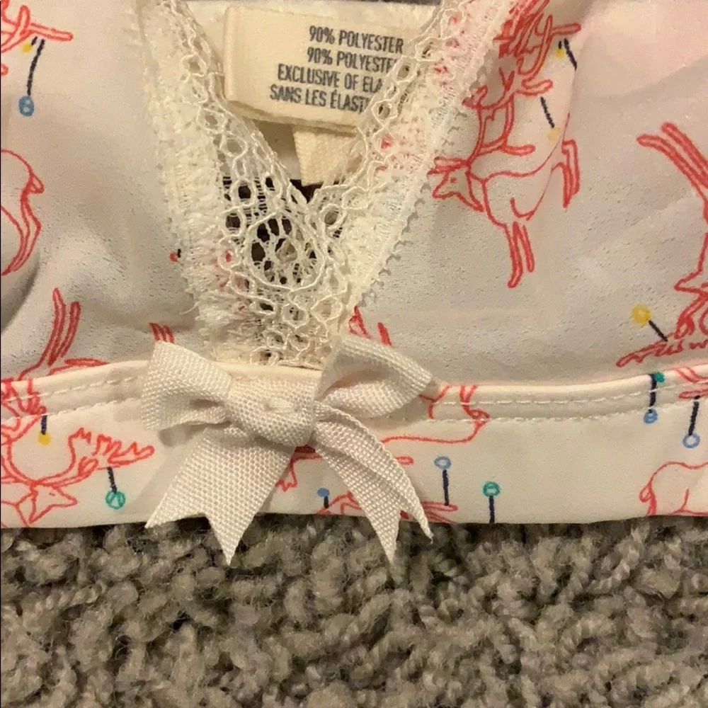 Aerie Reindeer Print Bralette